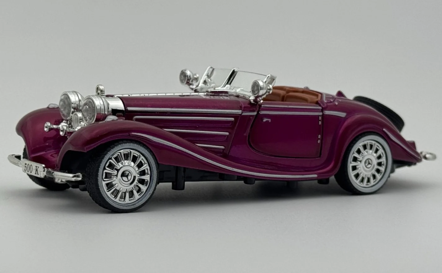 1936 Mercedes Benz 500K 1:24 Roadster Diecast Scale Model Car Collectible
