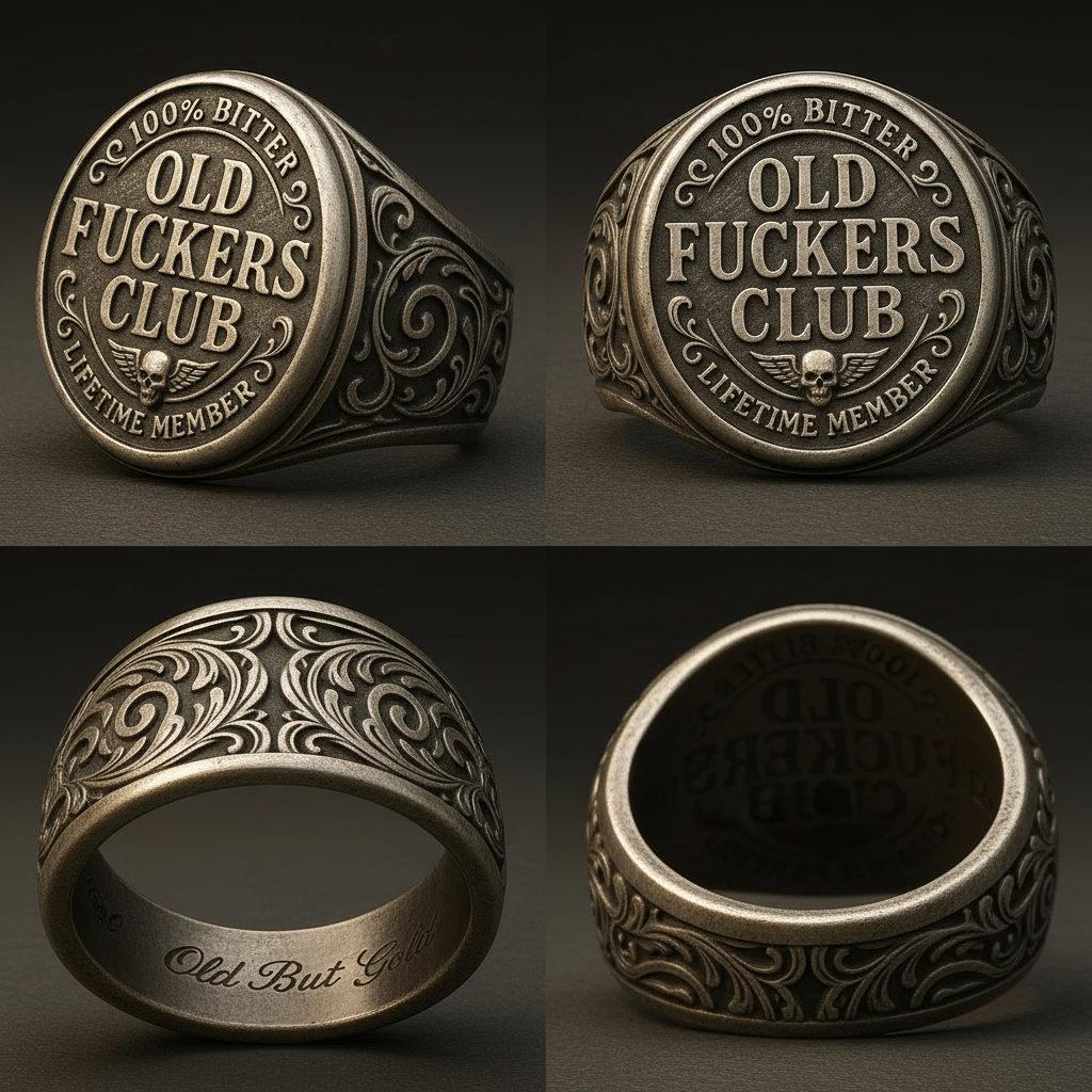 Old Fuckers Club – Lifetime Member Ring