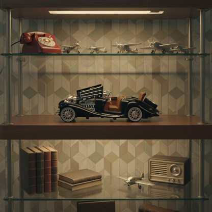 1936 Mercedes Benz 500K 1:24 Roadster Diecast Scale Model Car Collectible